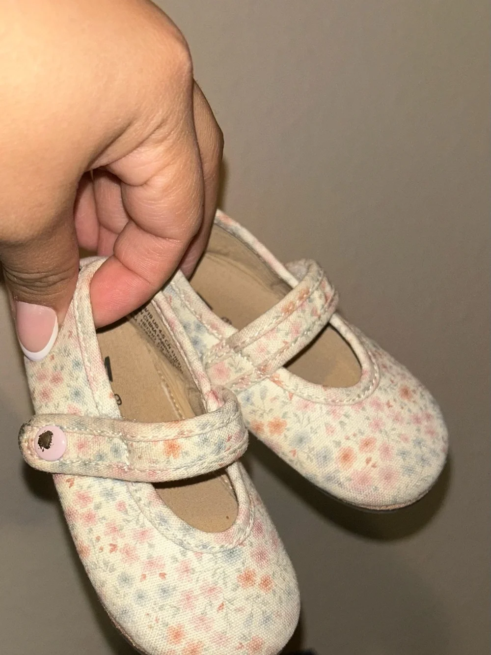 H&M Girls Pink, Floral, and White Mary Jane & Woven Dress Shoes Set of 3